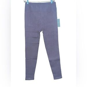 Everlane Seamless Leggings Organic‎ Cotton Ribbed Light Purple Size XL/XXL New